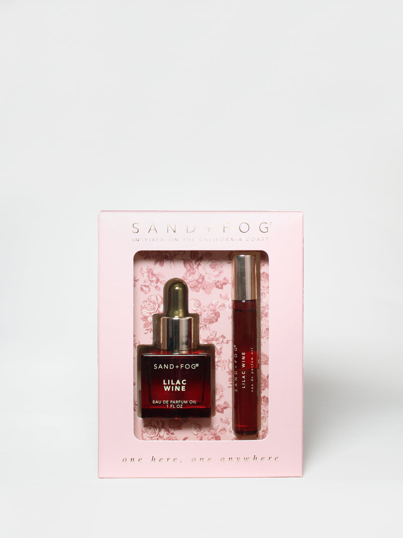 Perfume Oil Rollerball and Perfume Dropper Set - Lilac Wine