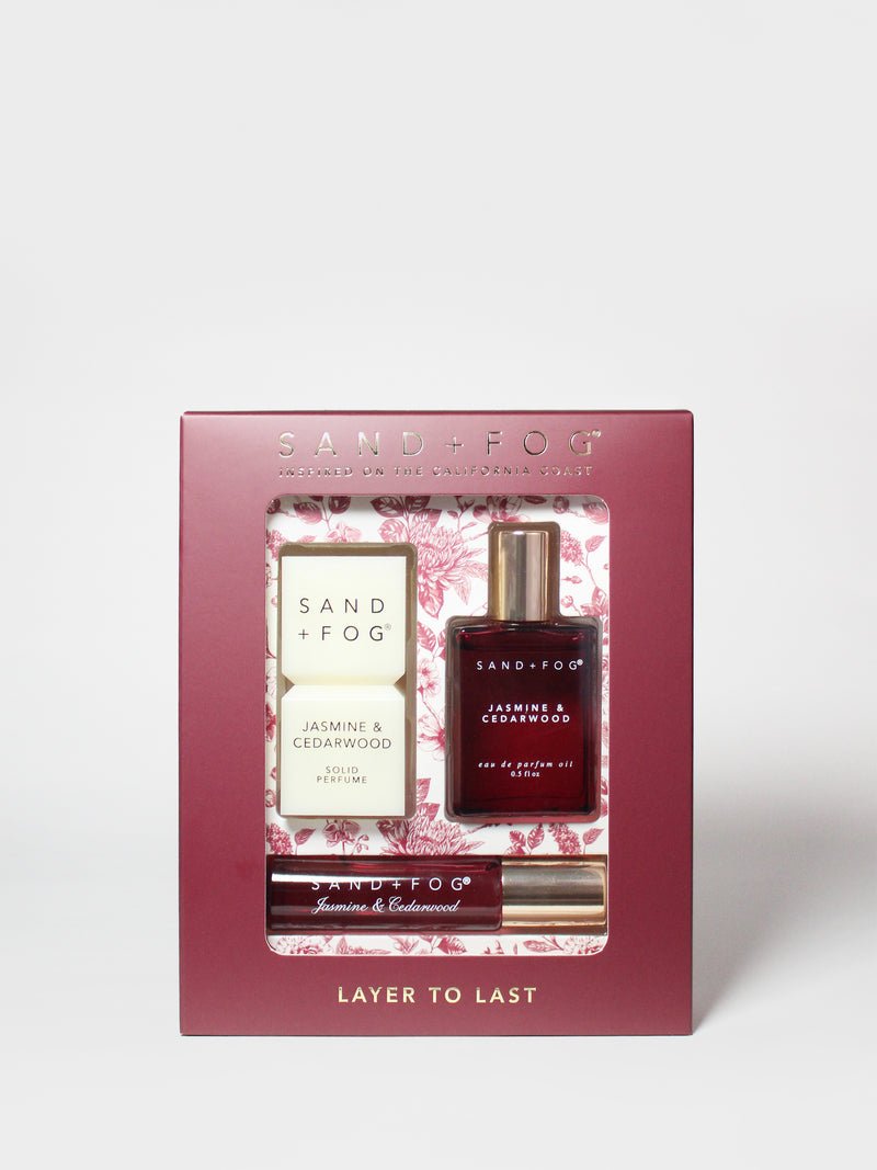 Layering Love Perfume Oil and Solid Perfume Set - Jasmine & Cedarwood